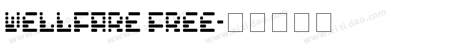 Wellfare Free字体转换